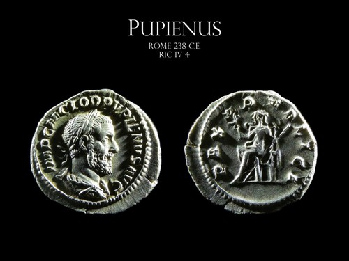Ancient roman silver denarius - roman,