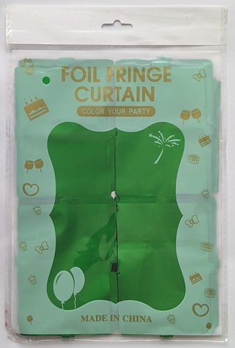Square foil curtain sequins - curtain,