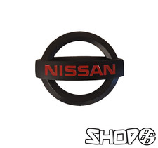 Nissan Matte Black and Red