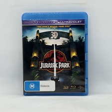 Jurassic Park 3D Sam Neill Blu ray Movie Film VGC Free Tracked Post Reg B