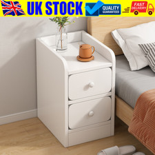 Wooden Bed Side Table Storage