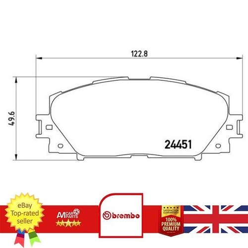 Brake pad set - brake, for