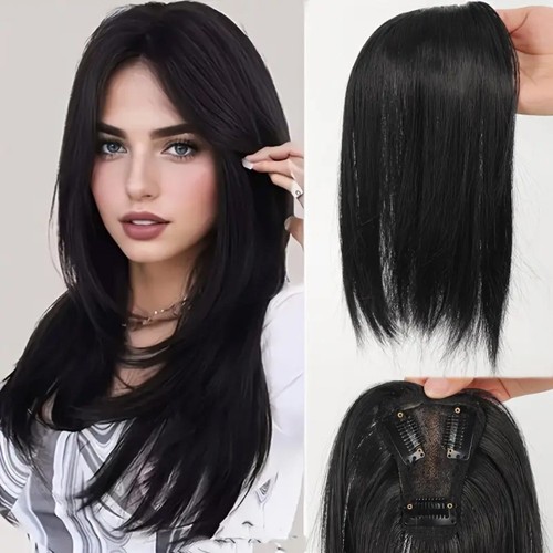 Hair toppers wigs with - wigs, bangs