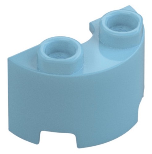 Lego cylinder half 1 - half,