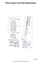 Jaguar Genuine 20x Locking Nut