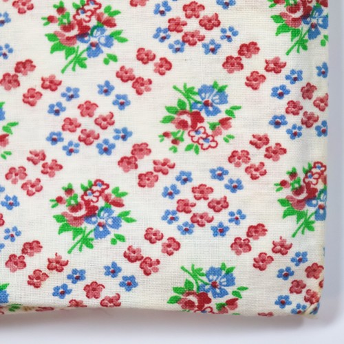 Vintage feedsack fabric 1940s - fabric,