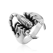 Men Scorpion Animal Ring Biker