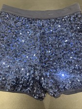 M&S Girls Sequin Shorts Age 10-11 Perfect For The Party Season