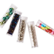 Plastic Test Tube Storage Vials for Crafts & Beads with Flip Lids - 40 pcs