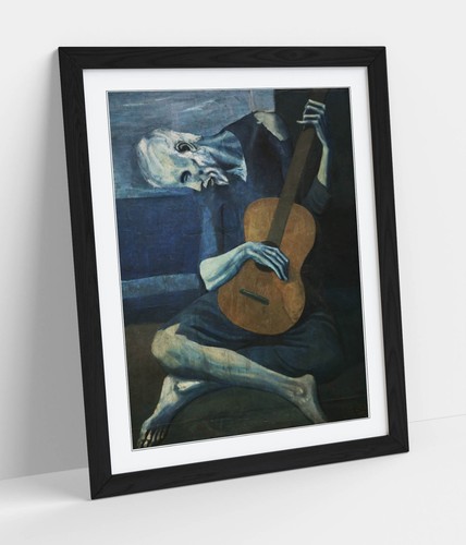 The old guitarist - old, guitarist,