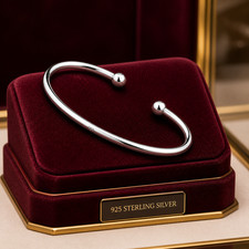 Ladies sterling silver torque - ladies,