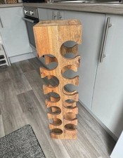 Solid Oak Wine Rack large