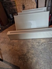 Fischer radiator heaters white varied sizes good condition 