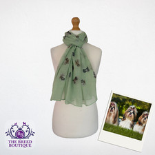 SHIH TZU SCARF LADIES SHAWL