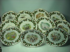 Your Choice of Plates 12 DAYS OF CHRISTMAS, Royal Grafton 2@£22 3@£30.60 4@38.40