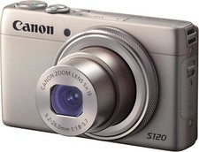 Canon Digital Camera PowerShot S120 Silver F1.8 PSS120(SL)