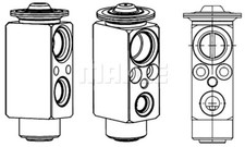 Mahle AVE 79 000P expansion valve, air conditioning for Opel Astra H caravan (A04)