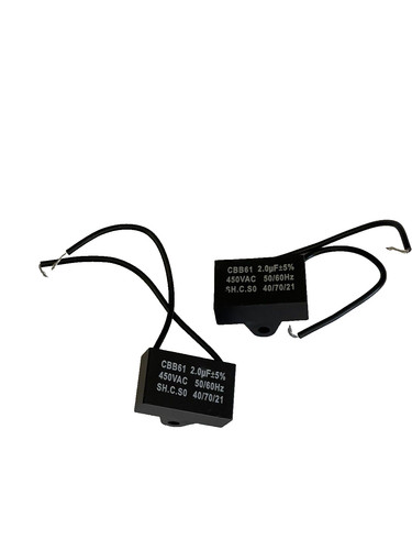 Cbb61 ac450v 2uf wired - 2uf,