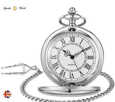 Silver Roman Numerals Classic