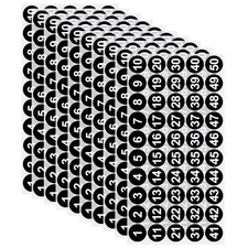 10 Sheets 1 to 50 Number