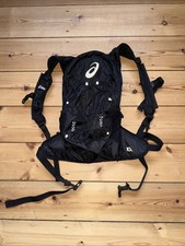 ASICS 10 Litre Black Backpack Running Outdoor Sports Bag