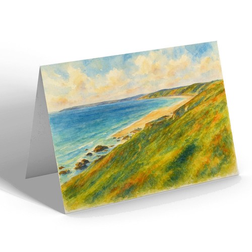 Greeting card whitsand bay - card,