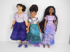 Disney ENCANTO Dolls Mirabel , Luisa And Isabella Madrigal Dolls Bundle Jakks