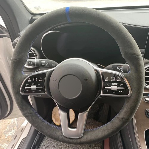 Alcantara steering wheel cover - alcantara,
