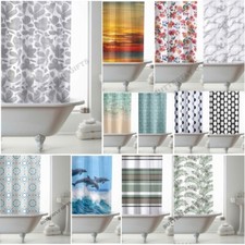 MODERN PRINT SHOWER BATHROOM