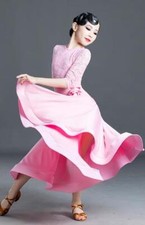 Childrens Latin Salsa Ballroom Dance Dress Girls Dancewear Costumes set