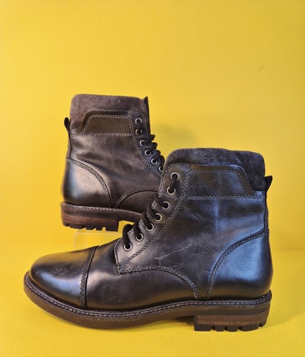 Mens leather combat boots - mens, 8