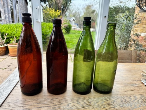 Vintage large brewing bottles - vintage,
