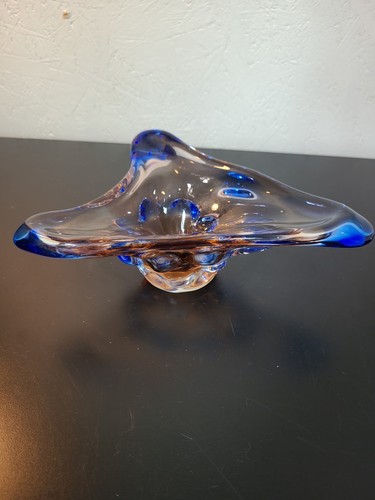 Vintage murano style blue - vintage, &
