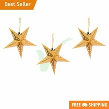 3 Pcs Paper Star Hanging