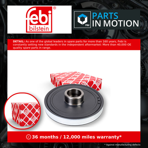 Crankshaft pulley fits mini - fits,