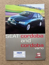 2000 Seat Cordoba & Cordoba Vario - Car Brochure (UK)