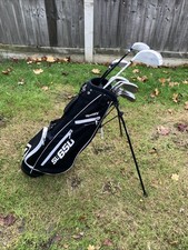 Ladies Golf Club Slazenger Driver Ram 5 Wood Hybrid Irons Sw Pw Putter Stand Bag