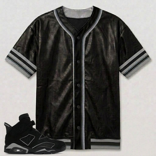Leather jersey matching aj - leather,