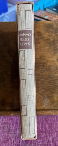Brief lives john aubrey - brief,