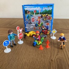 Playmobil Set 5571 Cycling School Bike Trike Scooter Learn To Ride In Box