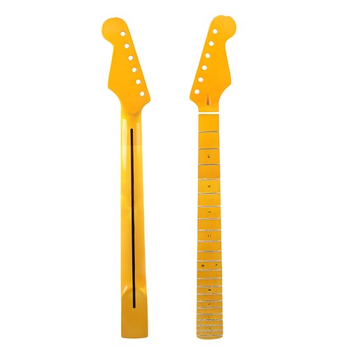 Matt yellow electric guitar - yellow,