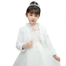 Girls Kids Faux Fur Shawl Warm