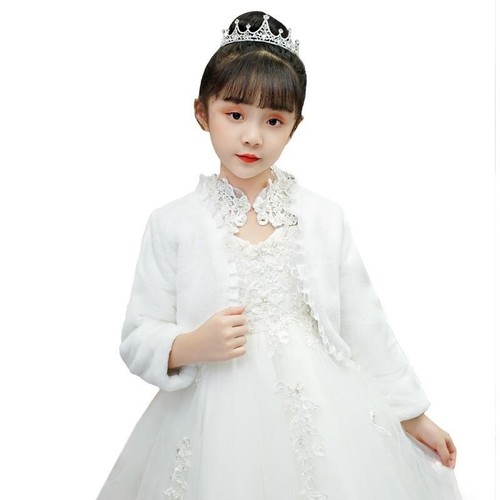 Girls kids faux fur - kids, warm