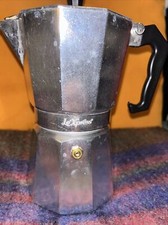 KitchenCraft Le'Xpress 6 Cup Stove Top Espresso Maker 290ml - HARDLY USED