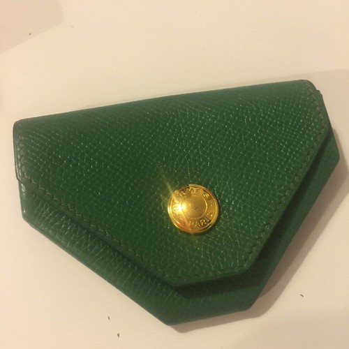 Hermes unisex leather coin - hermes,
