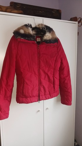 Miss sixty red fur coat - fur, 8