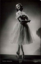 BALLERINA BALLET DANCER Alicia Markova on Point Vintage RPPC
