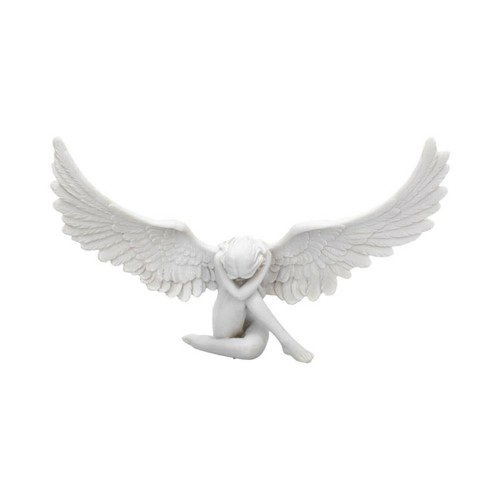 Sobbing angel garden statue - angel,