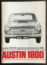 AUSTIN 1800 Car Salesmans Guide SEP 1964 #2272