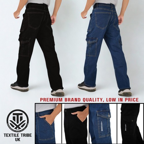 Mens cargo combat - mens, jeans